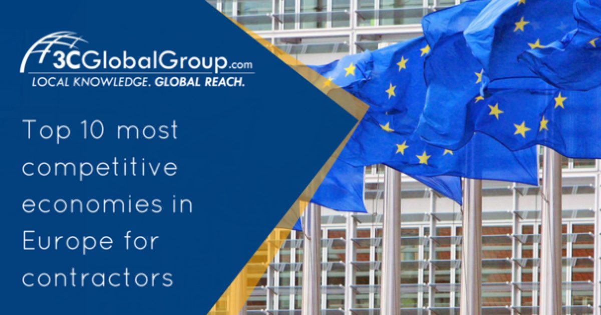 Top 10 most competitive economies in Europe for contractors | 3C Global ...